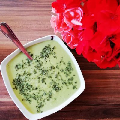 Pürierte Erbsensuppe Erbsensuppe