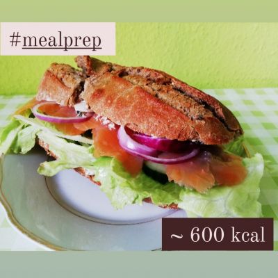 Gesundes Lachs-Baguette - ideal zum Mitnehmen Lachsbaguette_Insta