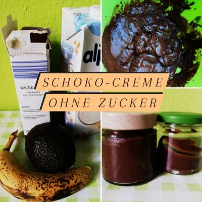 Zuckerfreie Avocado-Schoko-Creme avocado-schoko-creme